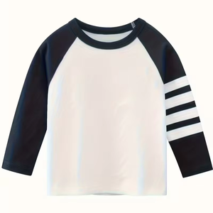 Nouveauté Automne 2026 : T-shirts Garçon, Vêtements Enfant Automne, Polo Enfant Motif Paisley, Col Rond, Manches Courtes, Séchage Rapide, Coton Décontracté - Product Image 3