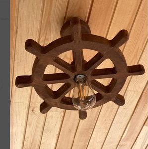 Premium Quality Wooden <b>Ship</b> <b>Wheel</b> Chandelier High Quality Best Nautical <b>Ship</b> <b>Wheel</b> Handmade Decor - Product Image 1