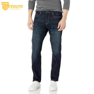 Pantalones cortos de mezclilla de talla grande para hombre, pantalones vaqueros informales de pierna recta clásicos holgados, pantalones cortos ajustados elásticos - Product Image 1