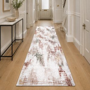 Tapis RUGS DEPOT LXDP-0139, vente en gros, multicolores, neutres, vintage, patchwork, imprimés numériquement, lavables en machine, en chenille, antidérapants - Product Image 5