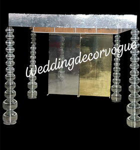 ที่มีคุณภาพดีที่สุดสง่างามไฟเบอร์กลาส Mandap กลางแจ้งที่มีไฟ LED สำหรับงานแต่งงานงานสวนและงานเลี้ยง - Product Image 1