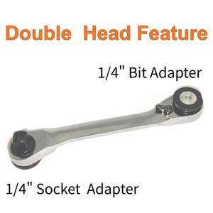 Stubby <b>Ratchet</b> Handle Double End 72T X 108mmL DIY OEM/ODM Taiwan Supplier ITA <b>Tools</b> - Product Image 2