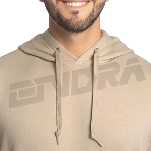 Sweat à capuche en coton pour hommes pull en polaire thermique sweat à capuche chaud haut à capuche hiver épais sweat à capuche décontracté tissu doux à capuche pour le froid - Product Image 3