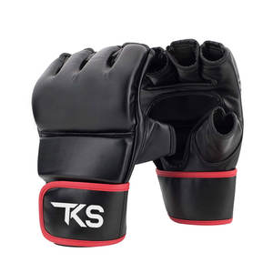 Fabricante de calidad superior Guantes Mma de cuero profesional de la mejor calidad Guantes de agarre hechos a medida - Product Image 1