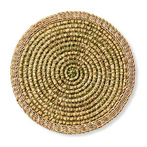 Bohemian Zigzag <b>Rattan</b> <b>Placemat</b> Drinkware Tablemats Round Braided Heat <b>Rattan</b> <b>Placemat</b> Tablecloth for Party, Wedding - Product Image 3