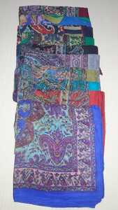 Custom Made <b>Silk</b> Screen Printed <b>Scarves</b> in Size 75*150 cm Ideal for Fashion Accessory Stores for Resale - Product Image 2