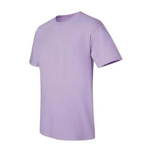 100% pur coton été haut de gamme marque hommes à manches courtes col rond à la mode Style demi manches haut respirant T-shirt - Product Image 2