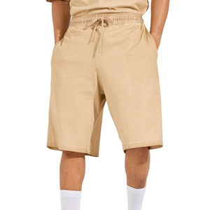 Men's High Street Style 100% Cotton <b>Mesh</b> Jersey Custom Logo OEM Service Summer Casual Boxy T Shirt Shorts Solid <b>Two</b> <b>Piece</b> <b>Set</b> - Product Image 5