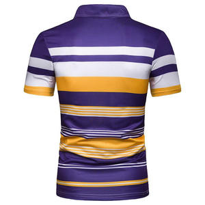 Manches courtes de haute qualité pour polos T-Shirts bande de sécurité réfléchissante motif solide toile vêtements de travail Construction foncé - Product Image 6