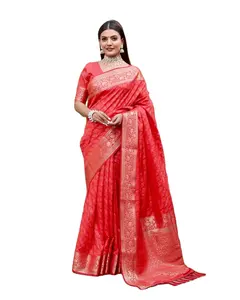 FULAPARI Dazzling Silk Sarees Which Are Very Beautiful Borders Contrast Zari WeavingSofand Light Weight nd Easy to Drape