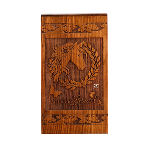 โกศรูปม้าทำด้วยมือสำหรับเก็บขี้เถ้า - Product Image 1