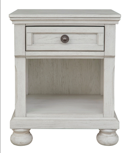 Mesita de noche de estilo tradicional americano, nuevo acabado antiguo, muebles de dormitorio de madera para el hogar o el Hotel para almacenamiento de apartamentos - Product Image 1