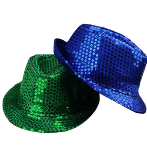 Sombrero de lentejuelas para baile Unisex, sombrero de lentejuelas brillantes para baile, Unisex - Product Image 5