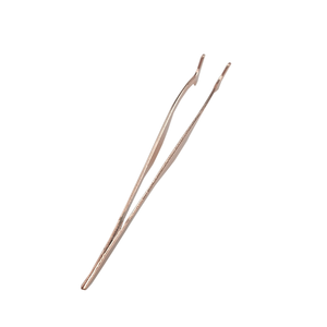 Pince à cils en or rose de couleur personnalisée de haute qualité et applicateur de sourcils outil de beauté en acier inoxydable - Product Image 4