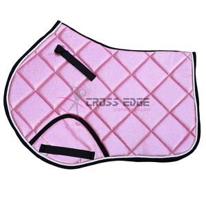Vente en gros de lots de matériel de cheval Western Endurance Tapis de selle Bonnet anti-mouches Paillettes pour garder les oreilles au sec et brosser les bottes Doublure rembourrée douce - Product Image 1
