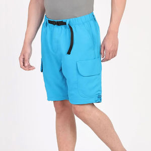 Vente en gros de shorts de gymnastique d'été décontractés pour hommes, vêtements de sport confortables de couleur unie avec méthode de tissage non tissé de poche - Product Image 2