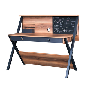 Ensemble de meubles de chambre à coucher en bois de luxe pour jeune garçon, lit en tissu de luxe, meubles de chambre à coucher pour enfants, lit Double pour jeune garçon - Product Image 6