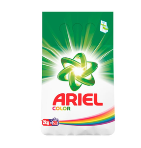 Detergente en Polvo Ariel Color Care 2kg – Polvo para Lavandería con Protección Avanzada para Telas - Product Image 1