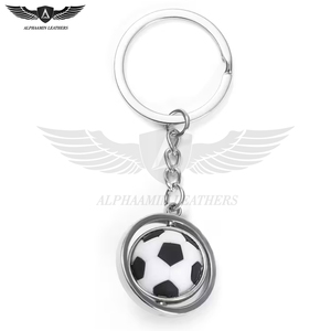 Ensemble de porte-clés multi-sports, porte-clés en métal avec design de ballon de basket, de football et de baseball pour les fans et prix de gros - Product Image 5