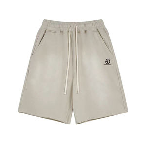 Summer Unisex 100% Cotton Solid <b>Shorts</b>-Soft Breathable Quick Dry Anti-Wrinkle Casual Wear for Beach Days Wholesale Bulk for Men - Product Image 3