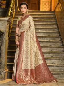 RAJVASTRA Fournisseur de saris indiens SOIE BANARASI de créateur fantaisie pour vêtements indiens et pakistanais - Product Image 6