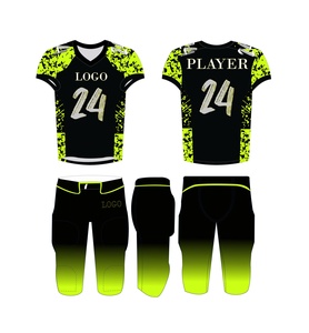 Maillot de football américain fabriqué au Pakistan, maillot de sport à manches courtes de conception personnalisée par sublimation pour adultes - Product Image 1
