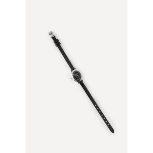 นาฬิกาหนังทรงรีคลาสสิก (สีเงิน) - Product Image 4