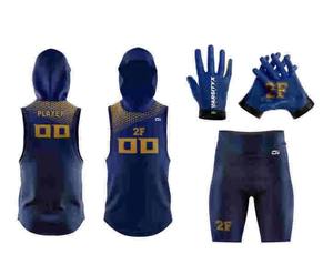 Nuevo Diseño de Uniforme de Fútbol para Equipos Deportivos, Diseño de Sublimación Completa, Uniformes de Fútbol Americano 7 contra 7, Conjunto de Compresión 7v7 - Product Image 6