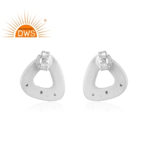 Increíble diseño 925 plata esterlina Natural Cz piedra preciosa pendiente joyería personalizada para mujer regalo para ella - Product Image 5