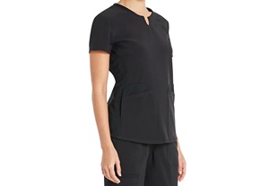 Ensembles d'uniformes d'infirmière pour femmes de qualité supérieure en tissu tissé Spandex, avec détection d'aiguilles, logo personnalisé, ensembles de blouses d'hôpital, directement de l'usine - Product Image 5