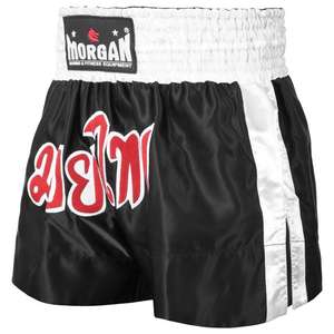 Pantalones cortos deportivos Muay Thai personalizados de satén Premium - Product Image 3