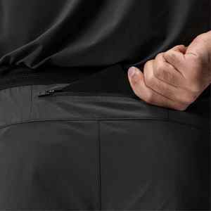 Male 2 in 1 Running <b>Shorts</b> Breathable Lightweight Gym Yoga <b>Shorts</b> Quick Dry <b>Towel</b> Loop comfort Elastic Waistband Athletic <b>Shorts</b> - Product Image 3