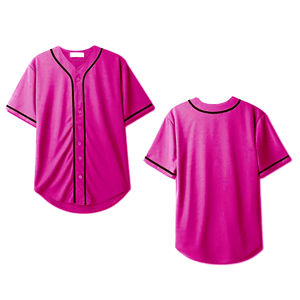 Vente de gros Maillot de baseball bleu ciel à manches courtes pour hommes uniforme de haute qualité personnalisé vierge Maillot de baseball pour enfants - Product Image 5