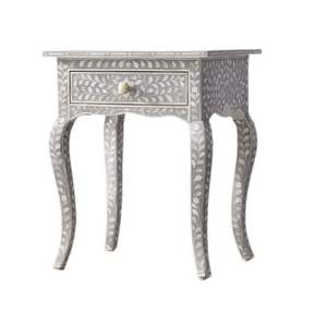 Muebles para el hogar y decoración, mesa de noche con incrustaciones de nácar (MOP) para dormitorio, muebles de Vietnam, artesanía de lujo, más vendido. - Product Image 3