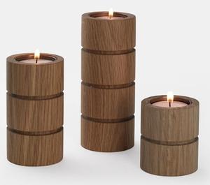 New Design Wooden <b>Candle</b> Holder <b>set</b> of three for Home Decor - Product Image 1