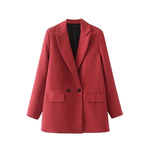 Elegante chaqueta de mujer clásica de manga larga de negocios Chaqueta de traje informal para conferencias de ropa de oficina y trajes diarios formales - Product Image 4
