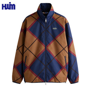 Giacca a Vento Personalizzata da Uomo con Zip, Impermeabile a Quadri per Corsa, Golf, Mountain Bike, con Cappuccio, Leggera - Product Image 2