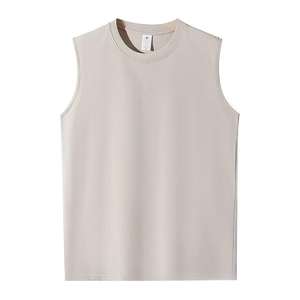 Camiseta sin mangas para hombre holgada de cuello redondo con músculos deportivos en blanco de fabricante personalizado de alta calidad - Product Image 4