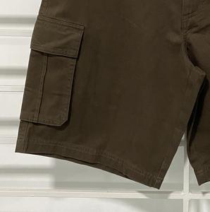 Pantalon cargo pour homme, short classique tissé plat devant en coton, fabricant de BD - Product Image 4