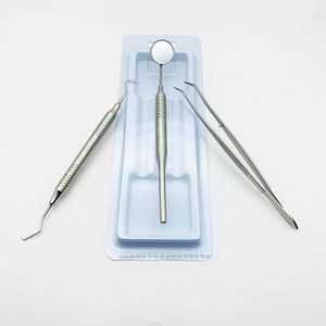 3 Pcs Stainless Steel Dental Pick Tools Set <b>Plaque</b> <b>Remover</b> Scaler Teeth Whitening Oral Care Surgical <b>Kit</b> - Product Image 3