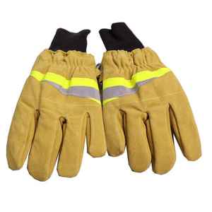Nuevos guantes de seguridad de cuero de alta calidad a prueba de incendios, equipo de protección resistente al fuego, guante de rescate de bombero - Product Image 3