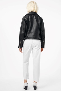 Nueva chaqueta de cuero de piel para mujer de alta calidad Diseño clásico Chaquetas de cuero acolchadas con estilo - Product Image 4