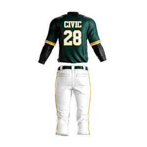 Conjunto Deportivo de Béisbol Unisex 2026, Color Personalizado, Logotipo Personalizado, Jersey Estampado de Calidad, Cuello con Botones, Diseño Transpirable - Product Image 3