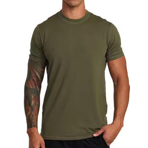 Venta al por mayor Camiseta de lujo de alta calidad con logotipo Camisetas de diseñador para hombres 100% algodón Boxy Drop Shoulder Camisetas de peso pesado - Product Image 1