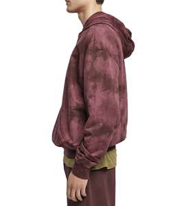 Venta al por mayor Sudadera con capucha unisex High Street Style Plus Size Drop Shoulder Men's Casual Tie-dye Hoodies para hombres Hecho por Isha Industry - Product Image 3