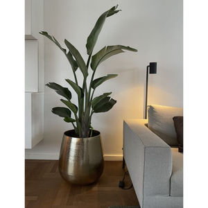 โลหะทองตกแต่งบ้านหม้อต้นไม้หม้อคุณภาพสูงสําหรับสวนตกแต่งบ้านเครื่องปลูกสวนอุปกรณ์เสริม - Product Image 4