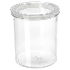 Tarro de almacenamiento de vidrio de borosilicato de alta calidad hecho a mano, contenedor de comida de cocina con tapa de madera de bambú - Product Image 2