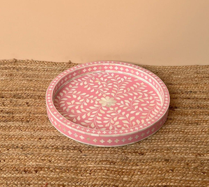 Décor d'incrustation d'os Plateau d'art d'incrustation d'os Plateau d'incrustation de luxe Plateau d'os fait main par tradebit - Product Image 3