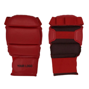 El mejor equipo de lucha, guantes MMA hechos a medida a la venta, guantes MMA de entrenamiento de cuero de vaca y PU negro de alta calidad - Product Image 6
