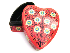 Lujosas cajas de baratijas de papel de Cachemira pintadas a mano para decoración del hogar y colección de joyas artesanías de Metal - Product Image 4